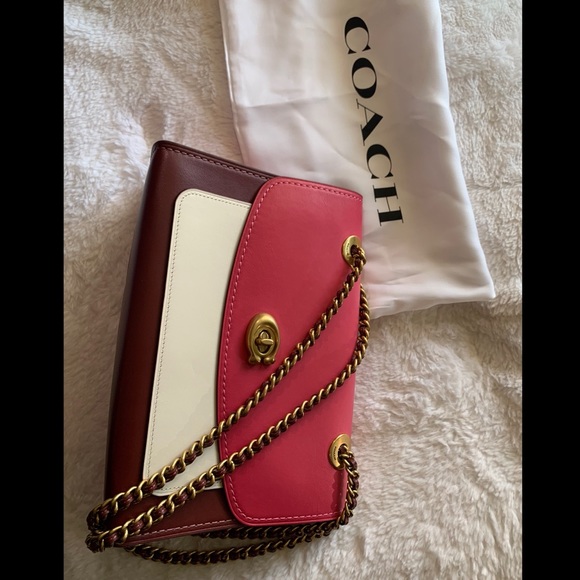 COACH Original Parker in Colorblock Confetti Pink